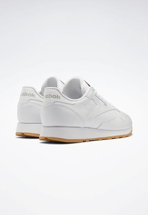 Tenis Lifestyle Blanco-Miel Reebok Classics Classic Leather.