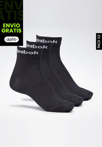 Medias X3 Reebok Active Core Negro Reebok