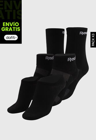 Medias X3 Reebok Te All Purpose Negro Reebok