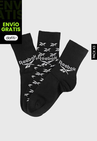 Medias X3 Reebok Negro Reebok