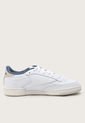 Tenis Lifestyle Blanco-Azul-Beige Reebok Classics Club C 85 de Reebok