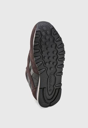 Tenis Lifestyle Negro-Marrón-Gris Reebok Classic Leather