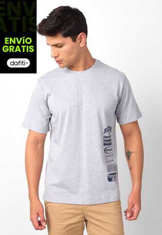 Camiseta Reebok Franco Gris Reebok