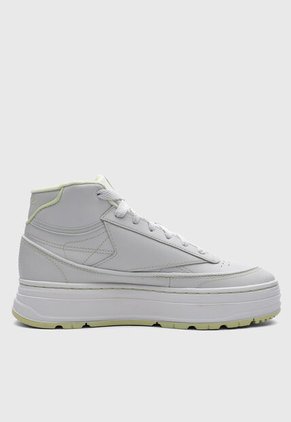 Tenis Lifestyle Reebok Club C Geo Mid Gris Claro