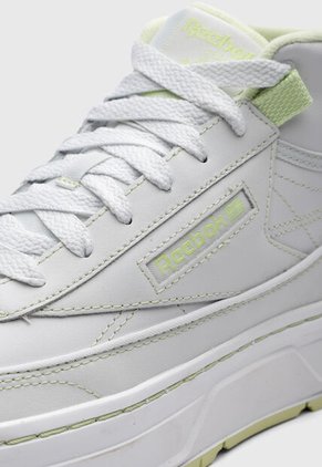 Tenis Lifestyle Reebok Club C Geo Mid Gris Claro
