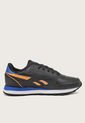 Tenis Lifestyle Negro-Azul-Naranja Reebok Classics Kids Classic Leather de Reebok