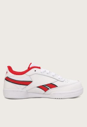 Tenis Lifestyle Blanco-Rojo-Negro Reebok Classics Club C Revenge