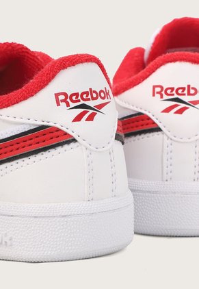 Tenis Lifestyle Blanco-Rojo-Negro Reebok Classics Club C Revenge