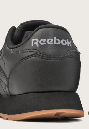 Tenis Lifestyle Negro-Miel Reebok Classics Classic Leather