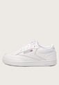 Tenis Lifestyle Blanco-Plateado Reebok Classics Club C de Reebok
