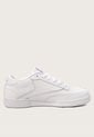 Tenis Lifestyle Blanco-Plateado Reebok Classics Club C de Reebok