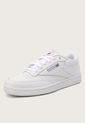 Tenis Lifestyle Blanco-Plateado Reebok Classics Club C de Reebok