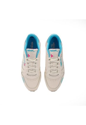 Tenis Mujer Reebok Clasics Leather - Blanco-Multicolor