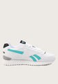 Tenis Lifestyle Blanco-Turquesa-Negro Reebok Glide Ripple Clip de Reebok