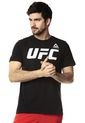 Camiseta Negra Reebok UFC FG LOGO TEE  de Reebok