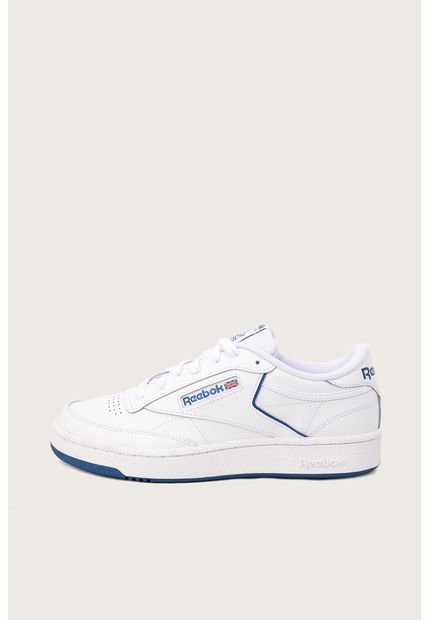 Tenis Lifestyle Blanco-Azul Reebok Classics Club C 85