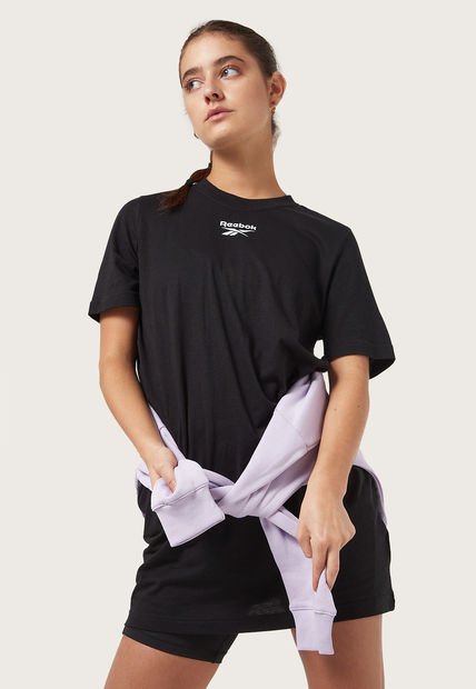 Vestido Negro-Blanco Reebok