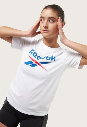 Camiseta Blanco-Azul-Rojo Reebok Identity