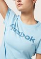 Camiseta Celeste-Azul Petróleo Reebok Gráfica Training Essentials de Reebok