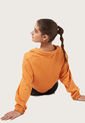 Buzo Naranja Reebok Workout Ready Knit 1/4 Zip de Reebok