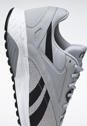Tenis Running Gris-Blanco-Negro Reebok Liquifect 90