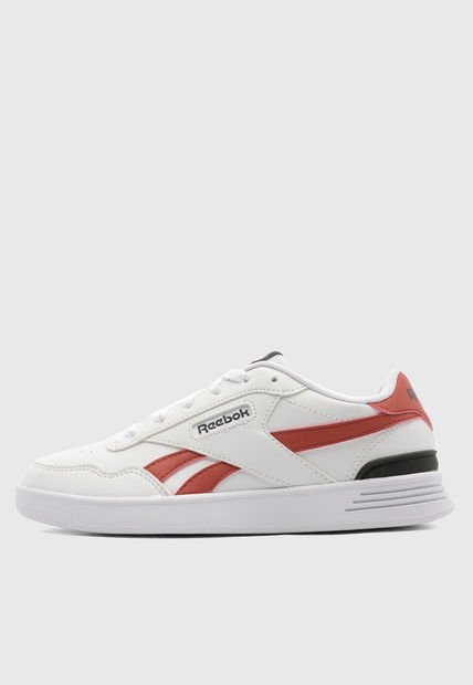 Tenis Lifestyle Blanco-Terracota-Negro Reebok Court Advance Clip