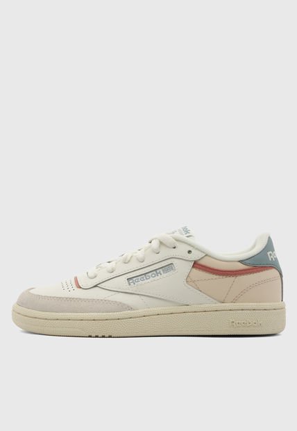 Tenis Lifestyle Blanco-Azul-Rosa Reebok Classic Club C 85