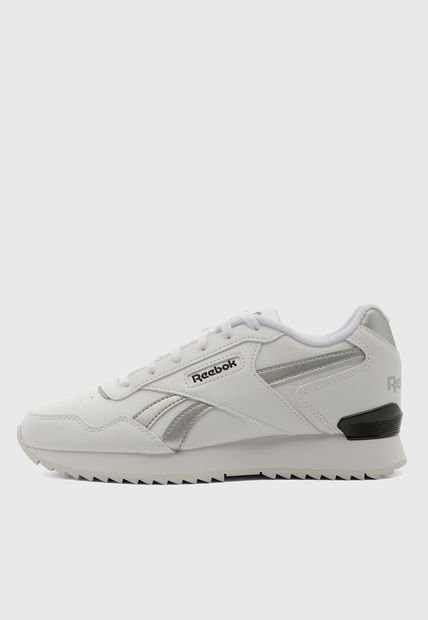 Tenis Lifestyle Blanco-Planteado-Negro Reebok Glide Ripple Clip