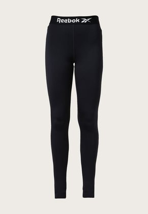 Leggings Negro-Blanco Reebok Workout Ready Basic