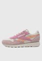 Tenis Lifestyle Beige-Rosa-Salmón Reebok Classic Leather de Reebok