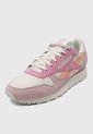 Tenis Lifestyle Beige-Rosa-Salmón Reebok Classic Leather de Reebok