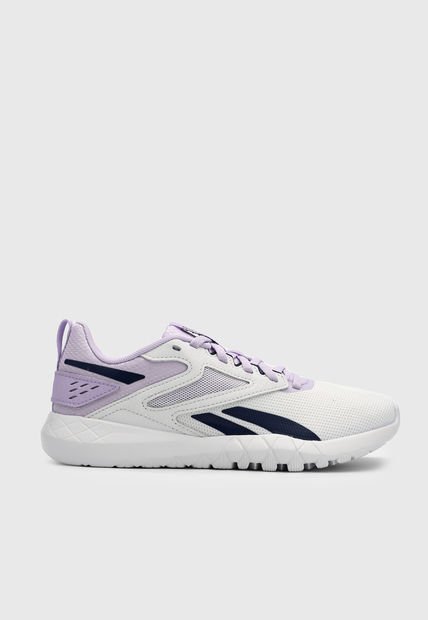 Tenis Training Blanco-Lila-Azul Navy Reebok Flexagon Energy 4