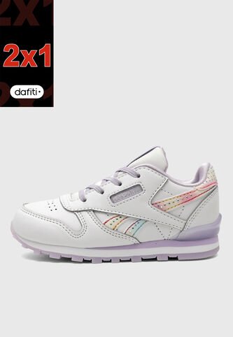 Tenis Lifestyle Reebok Classic Leather Step N Flash Blanco Reebok