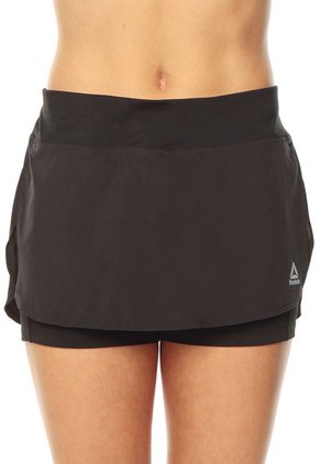 Falda Short Negra Reebok