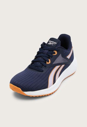 Tenis Running Azul Navy-Lila-Naranja Reebok Lite Plus 3