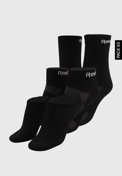 Medias X3 Reebok Te All Purpose Negro