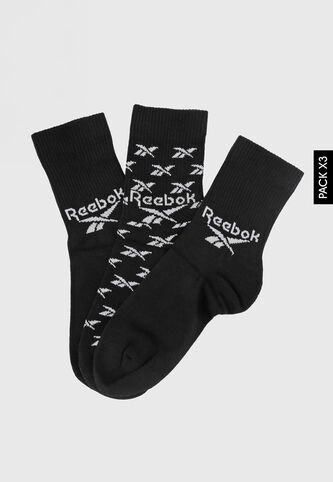 Medias X3 Reebok Negro Reebok