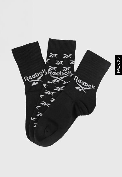 Medias X3 Reebok Negro