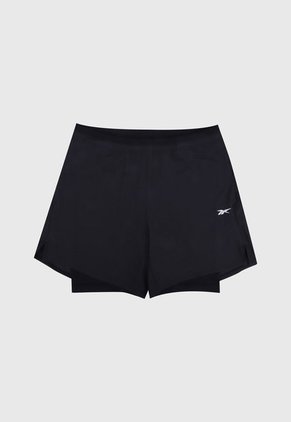 Pantaloneta Gris Reebok Strength 2 En 1