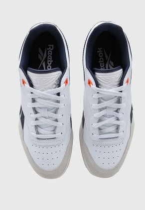 Tenis Lifestyle Blanco-Azul Navcy-Gris Reebok Classics BB 4000 II