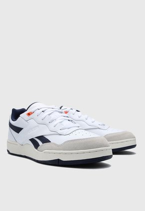 Tenis Lifestyle Blanco-Azul Navcy-Gris Reebok Classics BB 4000 II