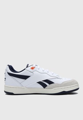 Tenis Lifestyle Blanco-Azul Navcy-Gris Reebok Classics BB 4000 II