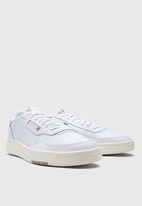 Tenis Lifestyle Blanco-Palo Rosa.Marfil Reebok Classics Court Peak