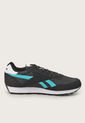 Tenis Lifestyle Negro-Turquesa-Blanco Reebok Rewind Run de Reebok