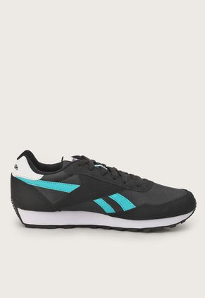 Tenis Lifestyle Negro-Turquesa-Blanco Reebok Rewind Run