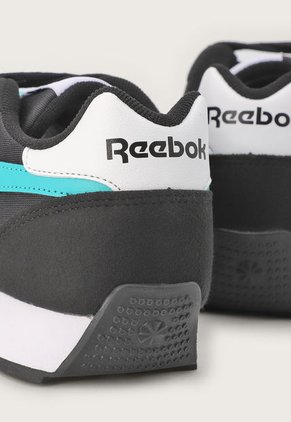 Tenis Lifestyle Negro-Turquesa-Blanco Reebok Rewind Run
