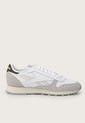 Tenis Lifestyle Blanco-Gris-Verde Oliva Reebok Classics Leather de Reebok
