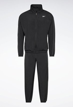Conjunto Deportivo Negro-Gris Reebok Wor Tracksuit