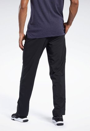 Pantalón Sudadera Negro-Blanco Reebok Training Essentials