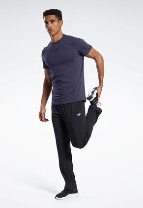 Pantalón Sudadera Negro-Blanco Reebok Training Essentials